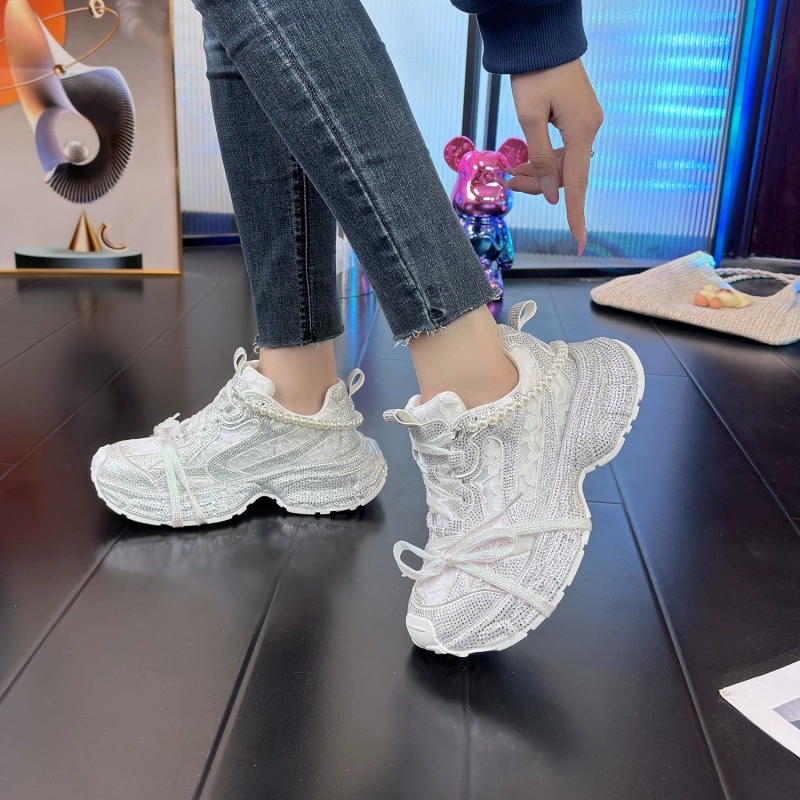 Women'S Shoes Paris - 2025年新作 レディース ホワイト ダッドシューズ パリスナインジェネレーション 3XL