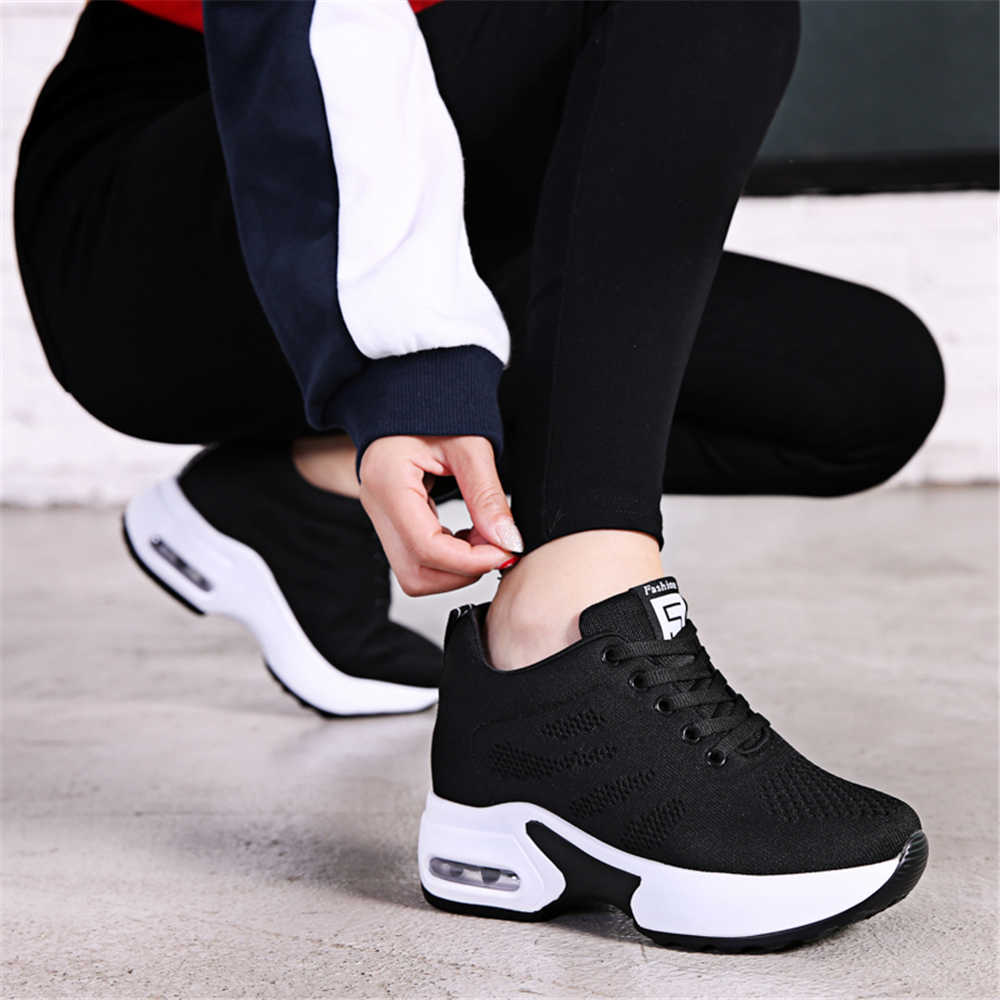 Women Shoes Types - ハイトアップ生地最高のスニーカーローファー女性の靴 34 サイズの高級ブーツ女性スポーツタイプ運動高品質
