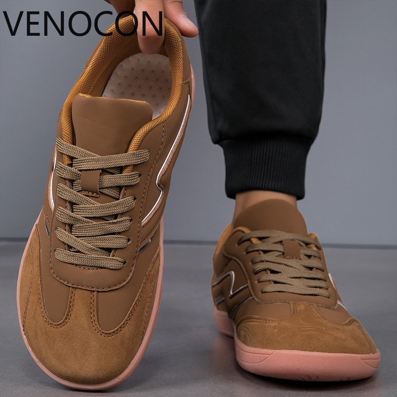 Women'S Shoes With Wide Toe Box - VENOCON メンズワイドボールエクストラライトつま先ボックス鼻足ミニマリスト裸足革靴スニーカー靴男性女性