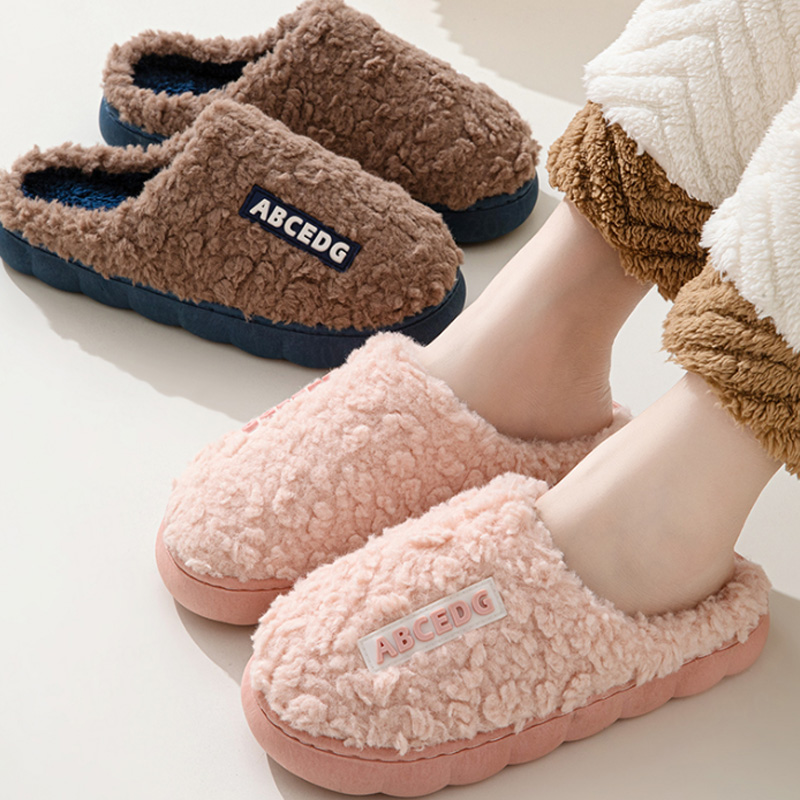 Women'S Shoes Everyday - トレンド冬用カップル室内用滑り止め付きメンズ・レディース兼用ビーチサンダル、暖かいスリッパ、ホームスライド、カジュアル寝室用ソフトコンフォートシューズ