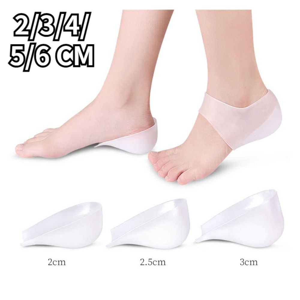 Women'S Shoes Plantar Fasciitis - 1 ペア 2-6 センチメートルインソール足底筋膜炎靴底目に見えない高さ増加インソールシリコーンヒールソックス女性男性用インソール