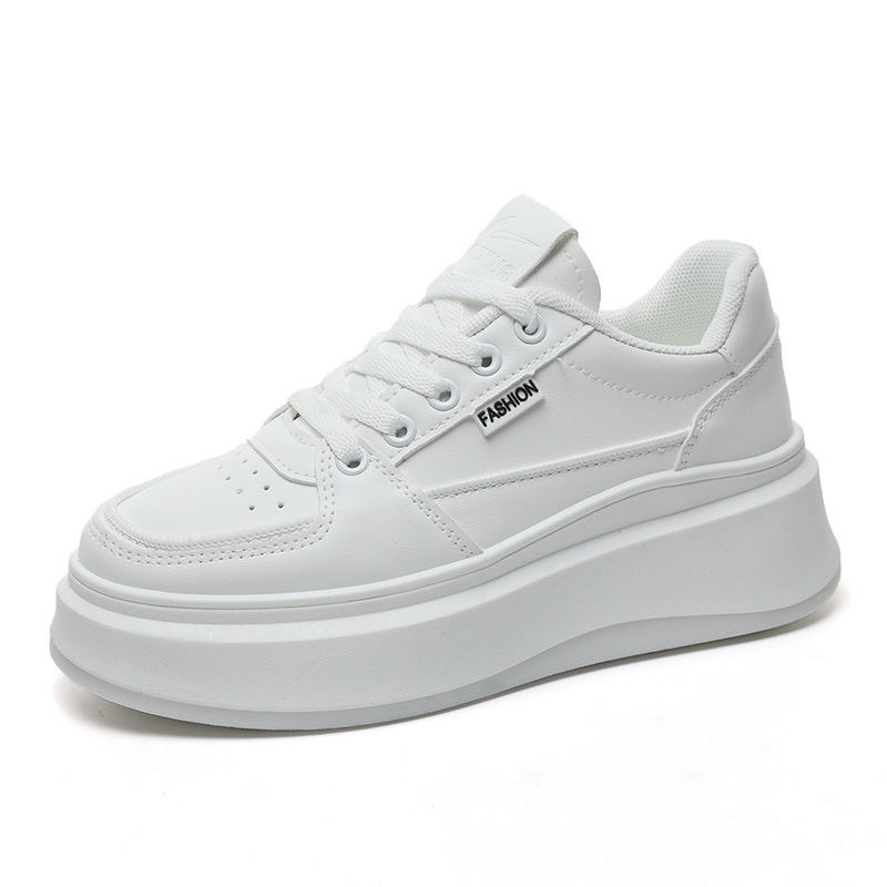 Women Shoes Sale - 新しいファッション白スニーカー女性プラットフォームカジュアルシューズ女性のための通気性フラット女性のスニーカー販売デザイナーシューズ女性