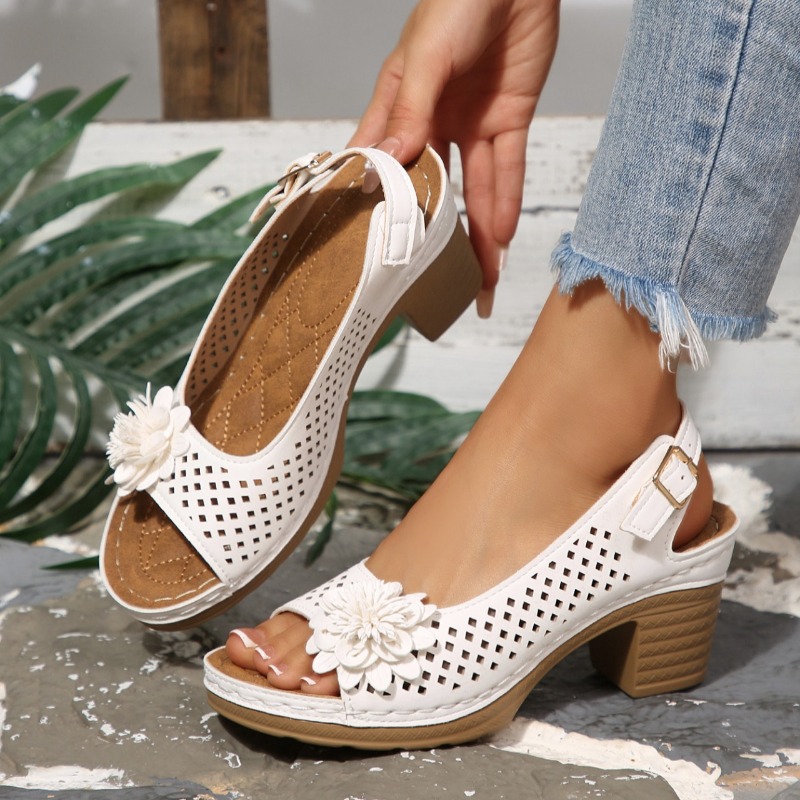 レディースチャンキーヒールサンダル 夏 2026 ファッショ - Women'S Shoes Everyday のレビューと価格
