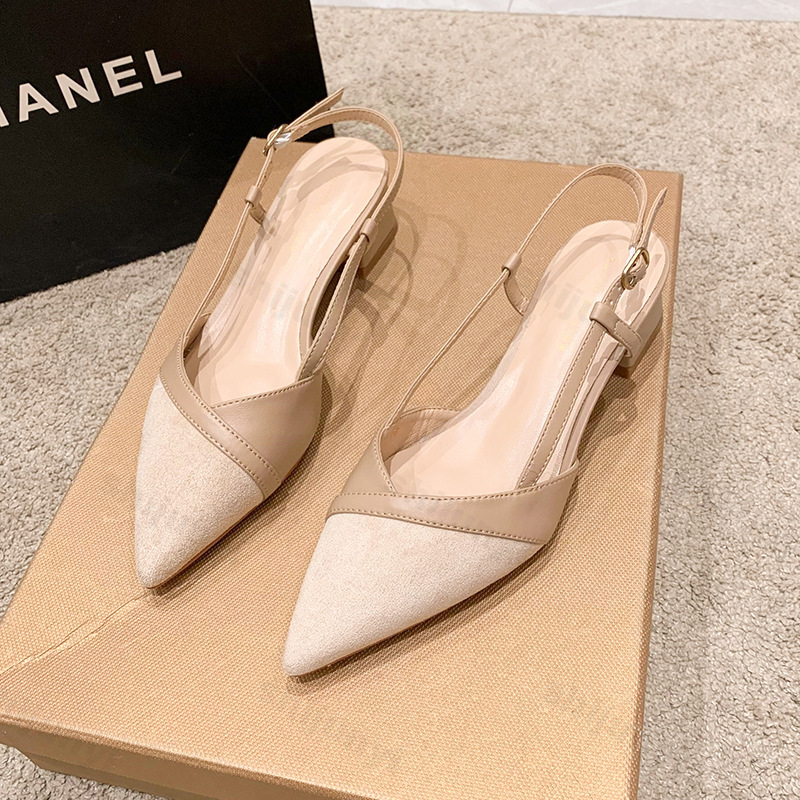 女性のセクシーなチャンキーヒールの靴女性の夏のポインテッドト - Women Shoes For Walking のレビューと価格