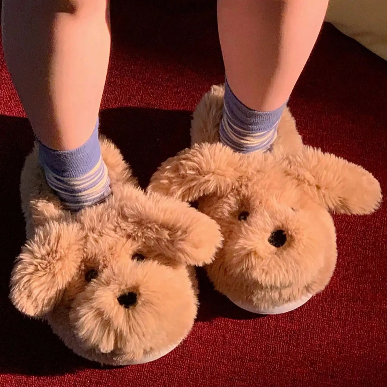 女性用ハウスファースリッパ カジュアル キュート ラブリー子 - Women'S Shoes Everyday のレビューと価格