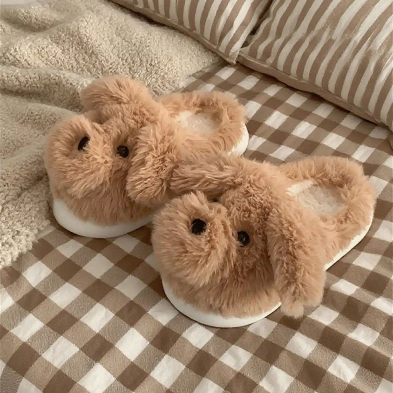 女性用ハウスファースリッパ カジュアル キュート ラブリー子 - Women'S Shoes Everyday のレビューと価格
