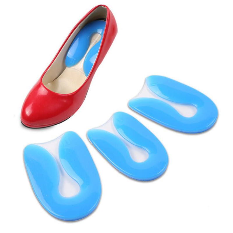 1 ペア足の痛み緩和シリコーンゲル U 字型足底筋膜炎ヒール - Women'S Shoes Plantar Fasciitis のレビューと価格