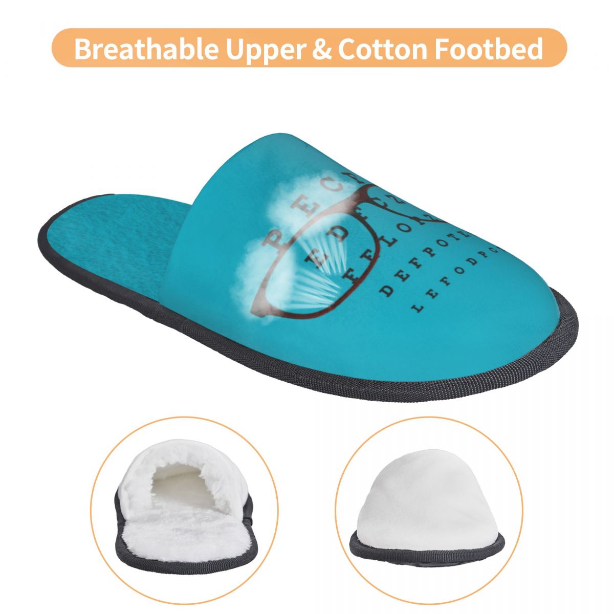 カスタム面白いメガネ付き視力検査表ハウススリッパ女性用快適メ - Women Shoes Chart Size のレビューと価格