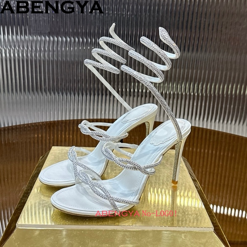 ホットセール ハイヒールサンダル レディース ラインストーン - Women Shoes Sale のレビューと価格