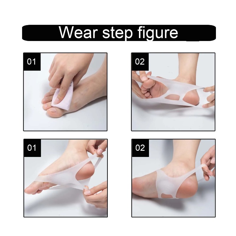 2個入り O型フットサポートインソールパッド 滑り止めシュー - Women Shoes Types のレビューと価格