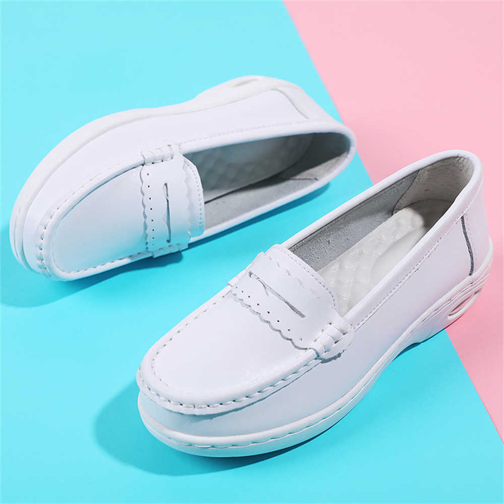 分厚い白底ヒール靴オックスフォードプラットフォームヒール女性 - Women Shoes Types のレビューと価格