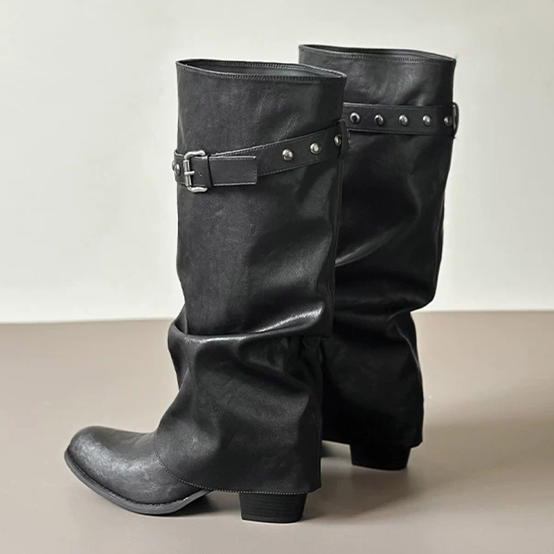 ZAROY ワイドカーフニーハイブーツ ‌   女性の冬用ブ - Wide Fit Heels のレビューと価格