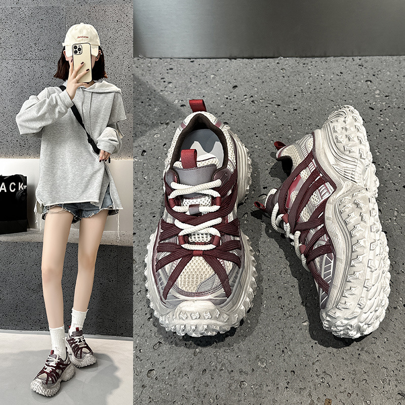 レディース ダッドシューズ 2025 春 厚底 スポーツ ダ - Women'S Shoes Paris のレビューと価格