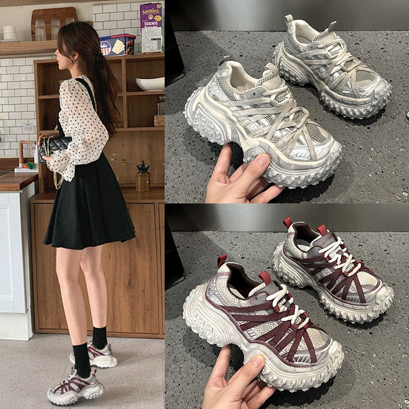 レディース ダッドシューズ 2025 春 厚底 スポーツ ダ - Women'S Shoes Paris のレビューと価格