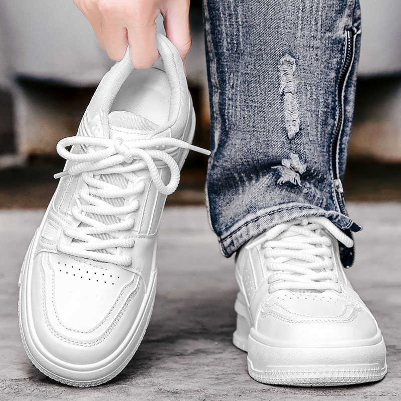 高さを伸ばす穴あきベージュブーツ46スニーカー ハイウエスト - Women Shoes Types のレビューと価格