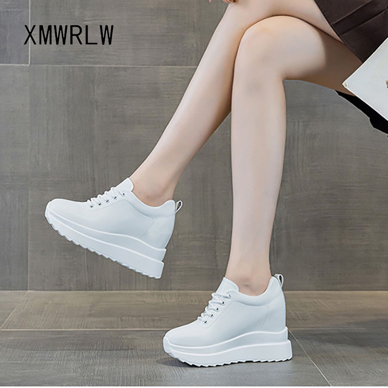 XMWRLW 女性の秋冬の靴本革隠しヒール女性の冬の靴黒、白 - Women Shoes Sale のレビューと価格