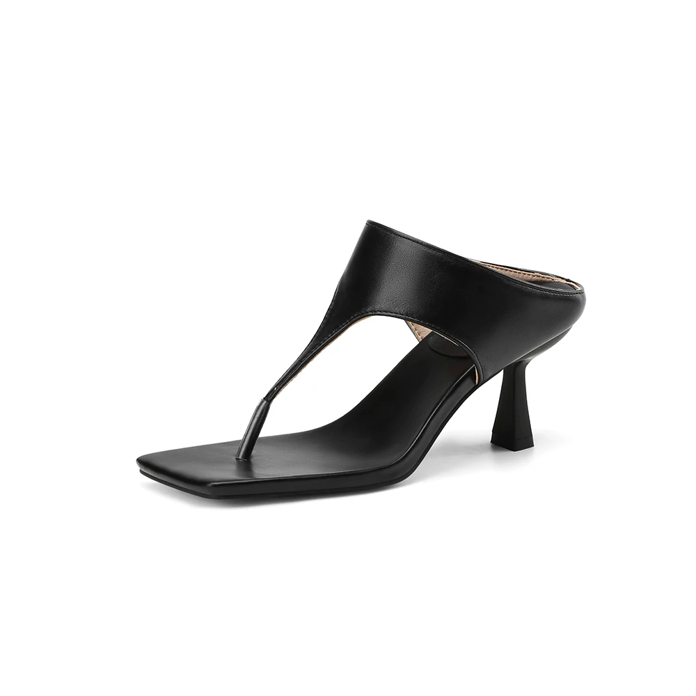 夏の新しい大人のアプリコットブラックレディーススリッパサンダ - Women'S Shoes In Size 12 のレビューと価格