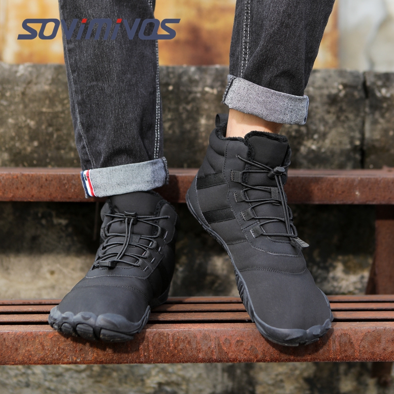 男性と女性のための防水コットンブーツ,裸足の靴,幅広のつま先 - Women'S Shoes With Wide Toe Box のレビューと価格