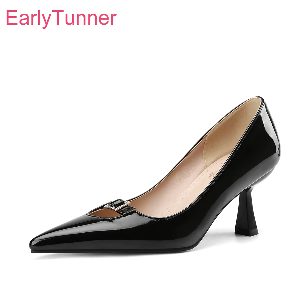 春の新作 大人っぽい黒ワインレッド レディースパンプス ポイ - Women'S Shoes In Size 12 のレビューと価格