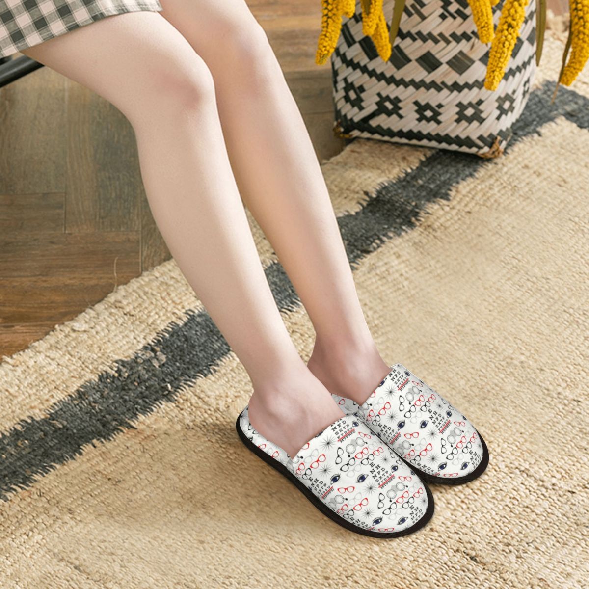 カスタム面白い眼鏡士/検眼医ソフトメモリーフォームハウススリ - Women Shoes Chart Size のレビューと価格