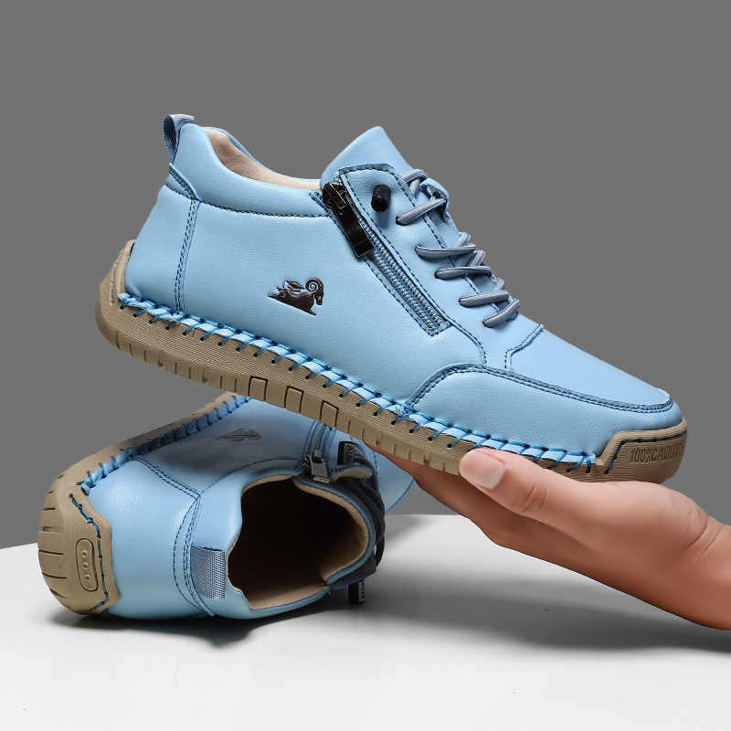 女性用スニーカー手作りレザーカジュアルシューズアウトドアソフ - Women Shoes Sale のレビューと価格